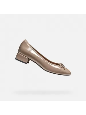 Damenschuhe mit Absatz GEOX FLORETIA BEIGE