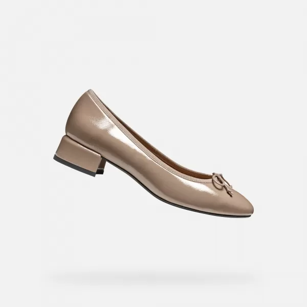  Damenschuhe mit Absatz GEOX FLORETIA BEIGE 