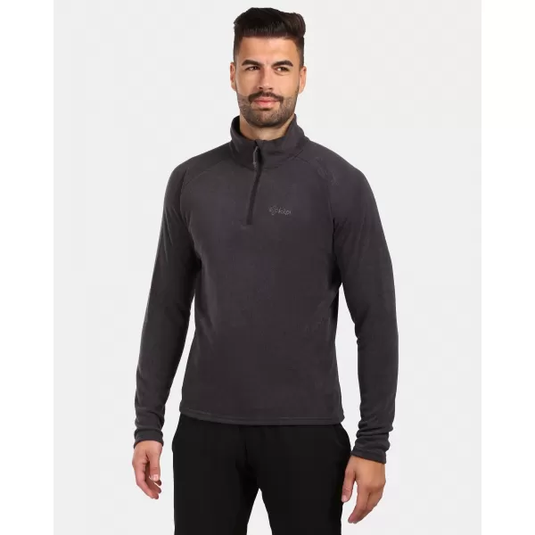  Fleece-Sweatshirt für Herren KILPI ALMERI-M ZM0209KI SCHWARZ 
