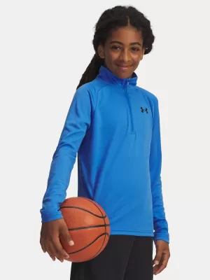 T-Shirt für Jungen UNDER ARMOUR UA TECH 2.0 1/2 ZIP 1363286-402 BLAU
