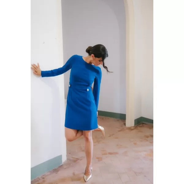  Kleid STYLOVE S419 KÖNIGSBLAU 