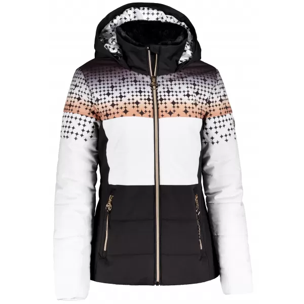  Winterjacke für Damen KIXMI VANIKA SCHWARZ/WEIß 
