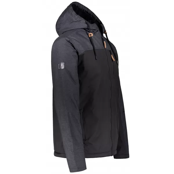  Herren-Winterjacke ALTISPORT NEROM SCHWARZ 