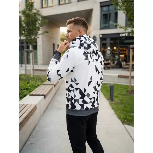  Hochwertiges Funktions-Sweatshirt für Herren ALTISPORT VOJ/ALM108MI01 WEIß 