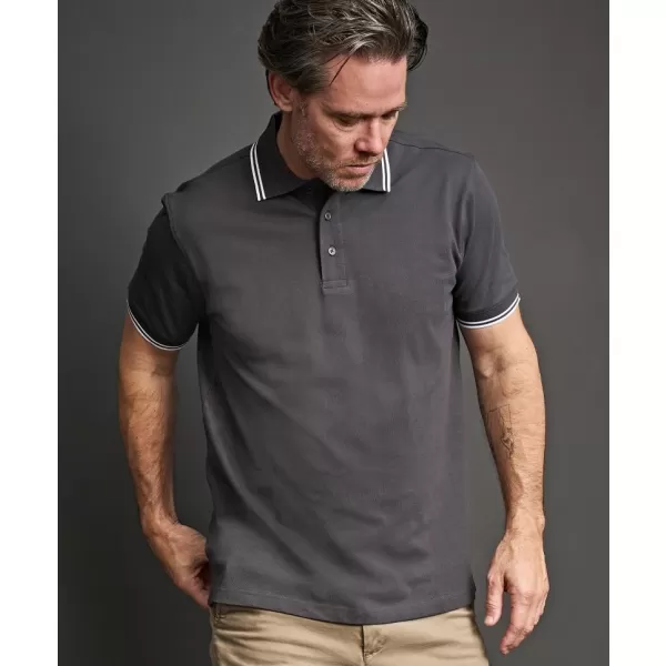  Herren-T-Shirt TEE JAYS | TJ 1407 SCHWARZ/WEIß 
