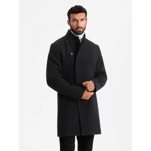 Männlicher Mantel OMBRE OM-COWC-0141 SCHWARZ 