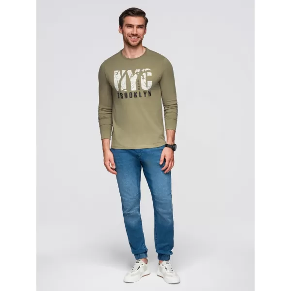  Hemd OMBRE OM-LSPT-0131 OLIVE 