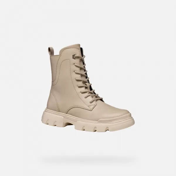  Stiefeletten für Mädchen GEOX JUNETTE J56HVB000BCC5000 BEIGE 