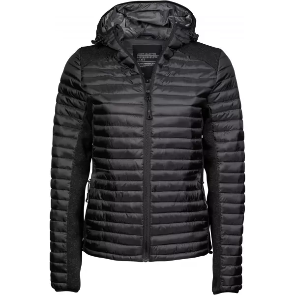  Damenjacke TEE JAYS | TJ 9611 SCHWARZ/SCHWARZ MELIERT 