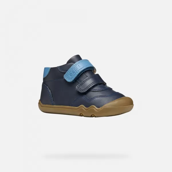  Jungen barfuß GEOX STEPPIEUP B565WC00085C0700 DUNKELBLAU 