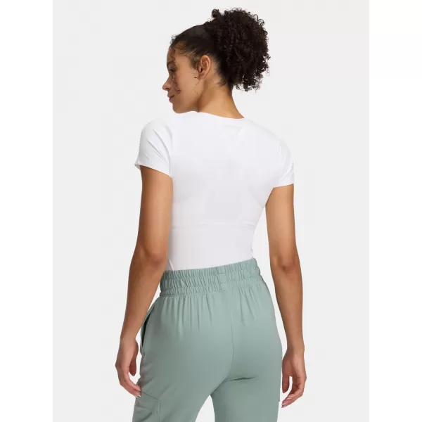  Damen-T-Shirt UNDER ARMOUR MERIDIAN CORE SS 6000341-100 WEIß 