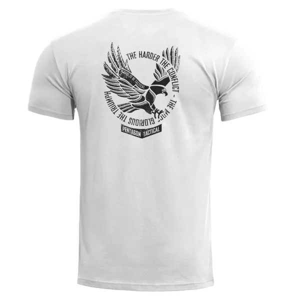  T-Shirt PENTAGON AGERON EAGLE K09012 WEIß 