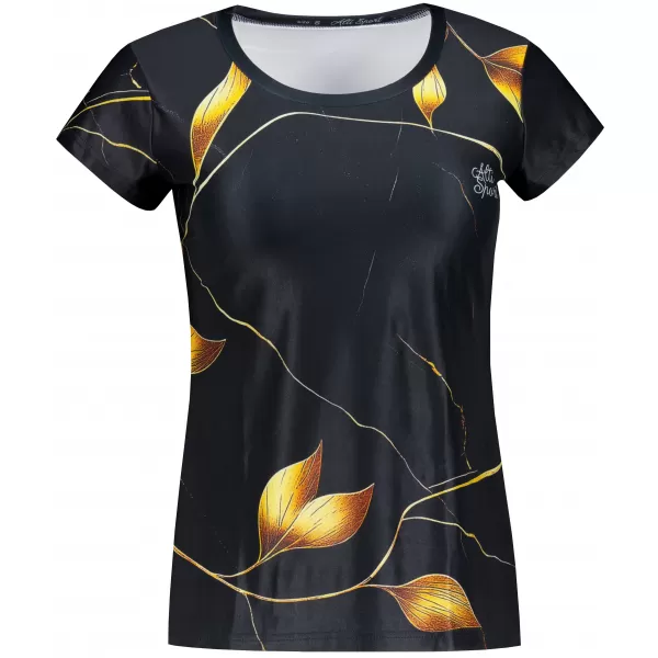  Damen Freizeitshirt Premium ALTISPORT VOJ/ALW097TR06 GOLDENE BLÄTTER 