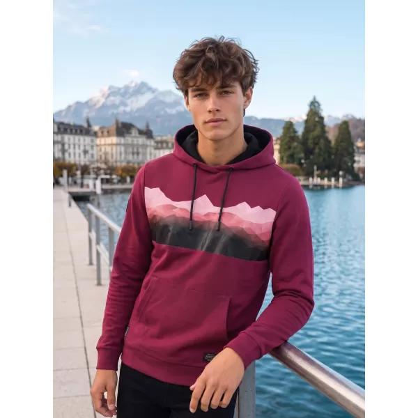  Herren-Sweatshirt ALTISPORT GORO BURGUND 