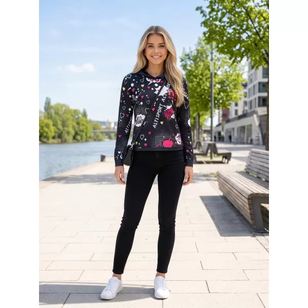  Damen-Sweatshirt ALTISPORT GILL SCHWARZ 