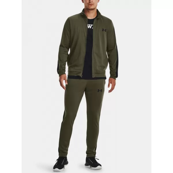  Herren-Set UNDER ARMOUR UA KNIT TRACK SUIT 1357139-390 GRÜN 