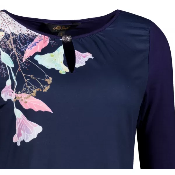  Damen-T-Shirt ALTISPORT GLADYS DUNKELBLAU 