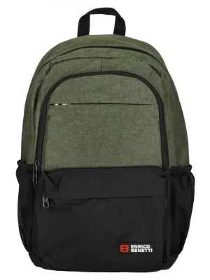 Rucksack ENRICO BENETTI HAMBURG NOTEBOOK BACKPACK 23 L OLIVE