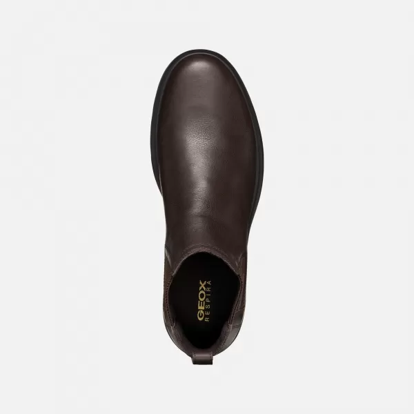  Herrenschuhe GEOX SPHERICA EC1 G006535 DUNKELBRAUN 