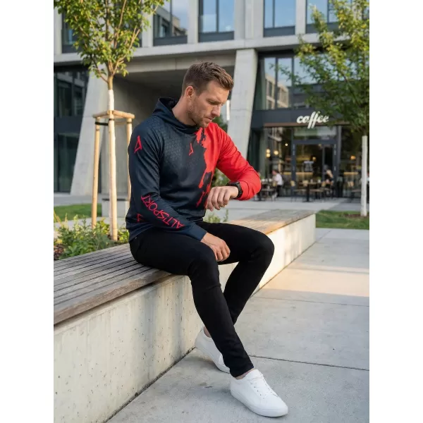  Funktionaler Sweatshirt -Premium von Männern ALTISPORT VOJ/ALM112MI01 SCHWARZ 
