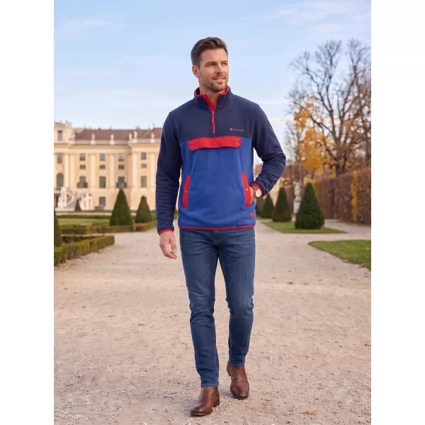  Fleece-Sweatshirt für Herren ALTISPORT GARM BLAU 