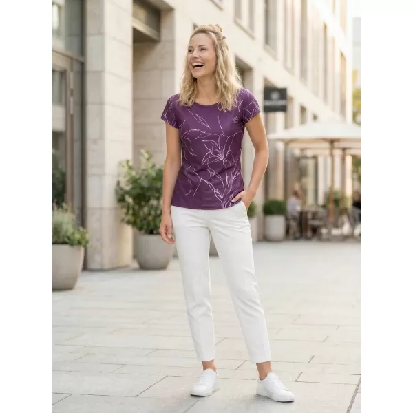  Damen Freizeitshirt Premium ALTISPORT VOJ/ALW100TR06 FUCHSIE 