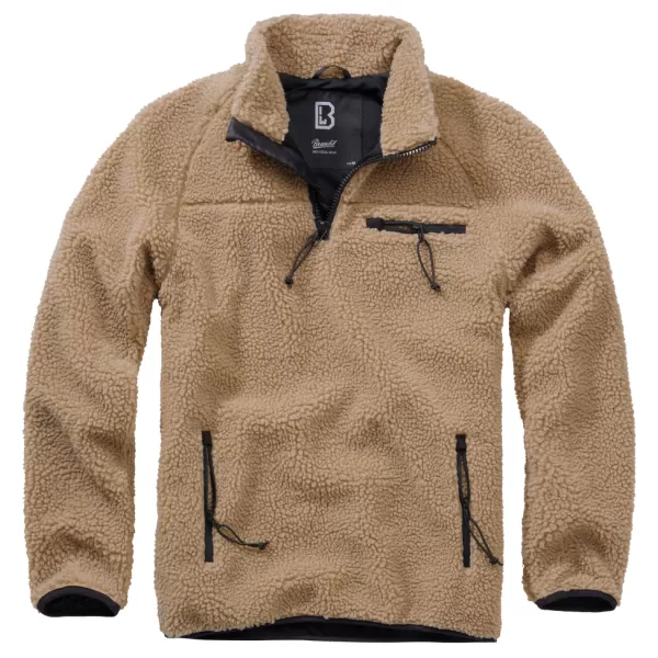  Fleece Sweatshirt BRANDIT 5022 KAMEL 