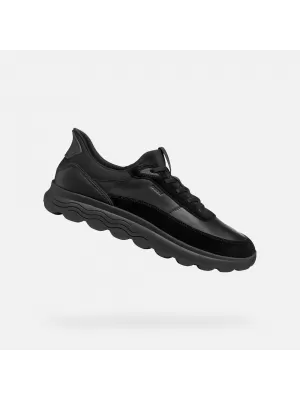Herren-Sneaker GEOX SPHERICA PLUS G011482 SCHWARZ