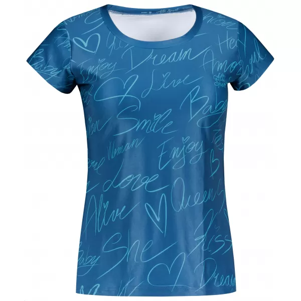  Damen Freizeitshirt Premium ALTISPORT VOJ/ALW084TR06 BLAU 