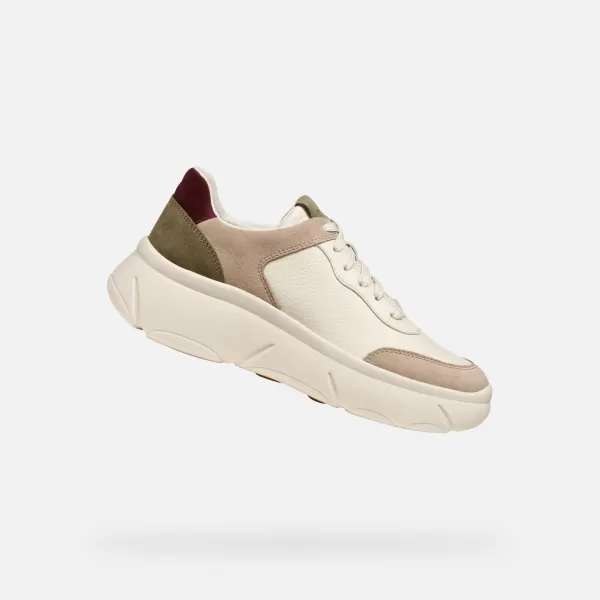  Damen-Sneaker GEOX NEBULA 2.0 G009658 CREMIG 