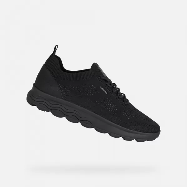  Herren-Sneaker GEOX SPHERICA G002564 SCHWARZ 