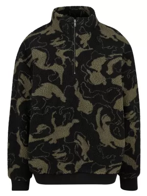 Herren -Sweatshirt URBAN CLASSICS TB8024 OLIVEN -WIRBEL