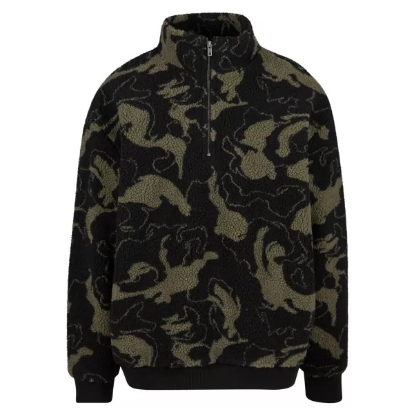  Herren -Sweatshirt URBAN CLASSICS TB8024 OLIVEN -WIRBEL 