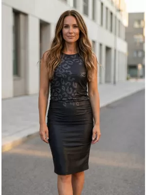 Premium-Kleid für Damen ALTISPORT VOJ/ALW047SAT03 SCHWARZ