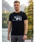 Herren t -Shirt mit kurzen Ärmeln ALTISPORT ALM193129 SCHWARZ