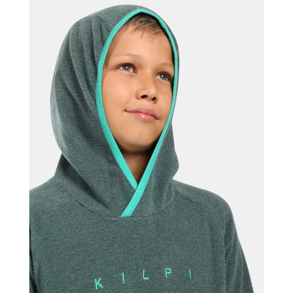  Fleece-Sweatshirt für Jungen KILPI FLOND-JB ZJ0202KI GRÜN 
