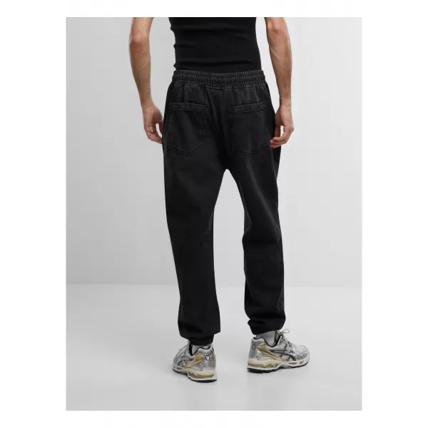  Herrenjeans URBAN CLASSICS TB7296 SCHWARZ GEWASCHEN 