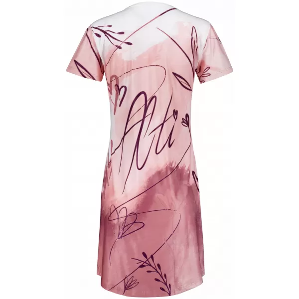  Erweitertes Premium-T-Shirt für Damen ALTISPORT VOJ/ALW083SAT02 WEIß ROSA 