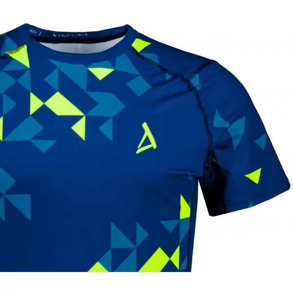  Funktionelle Kompression von Männern t -Shirt Premium ALTISPORT VOJ/ALM108TR04 NAVY-NEON YELLOW 