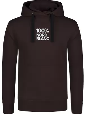 Herren -Sweatshirt NORDBLANC VORTEX NBSMS8222 BRAUN