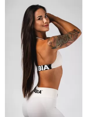Nahtloser Lift-up-Sport-BH FLOW SEAMLESS 495 CREAM Nebbia