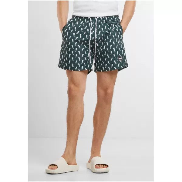  Badeshorts URBAN CLASSICS TB2679 DUNKELGRAUE MELANGE 