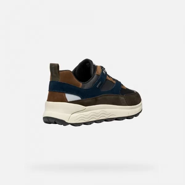  Herren-Sneaker GEOX SPHERICA 4X4 B ABX G011290 DUNKELBRAUN 