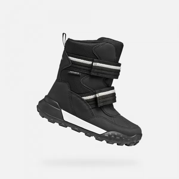  Stiefeletten für Jungen GEOX TREKKYUP ABX J56MBB050FUC9999 SCHWARZ 