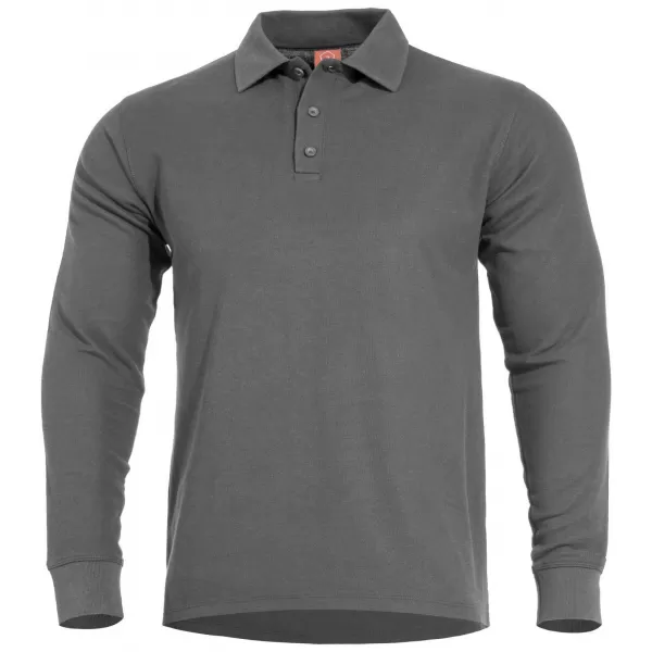  T-Shirt PENTAGON ANIKETOS LONG POLO K09013 WOLF/GRAU 