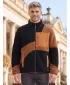 Fleece-Sweatshirt für Herren ALTISPORT GANAN SCHWARZ/BRAUN