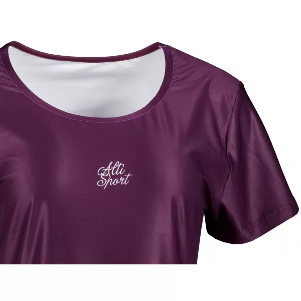  Erweitertes Premium-T-Shirt für Damen ALTISPORT VOJ/ALW090SAT02 BURGUND 