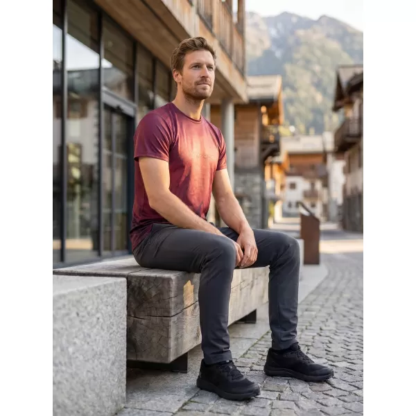  Herren Freizeithemd Premium ALTISPORT VOJ/ALM121TR06 WEINROT 