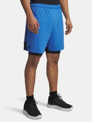 Herrenshorts UNDER ARMOUR UA TECH VENT 2IN1 SHORT BLAU