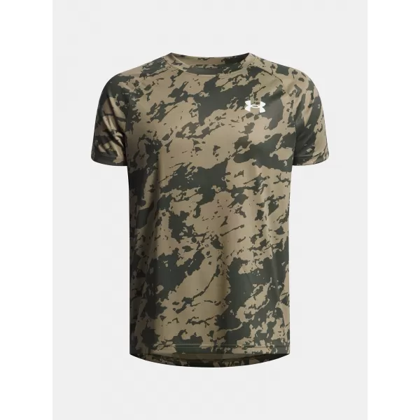  T-Shirt für Jungen UNDER ARMOUR UA TECH 2.0 SS 1363284-392 GRÜN 